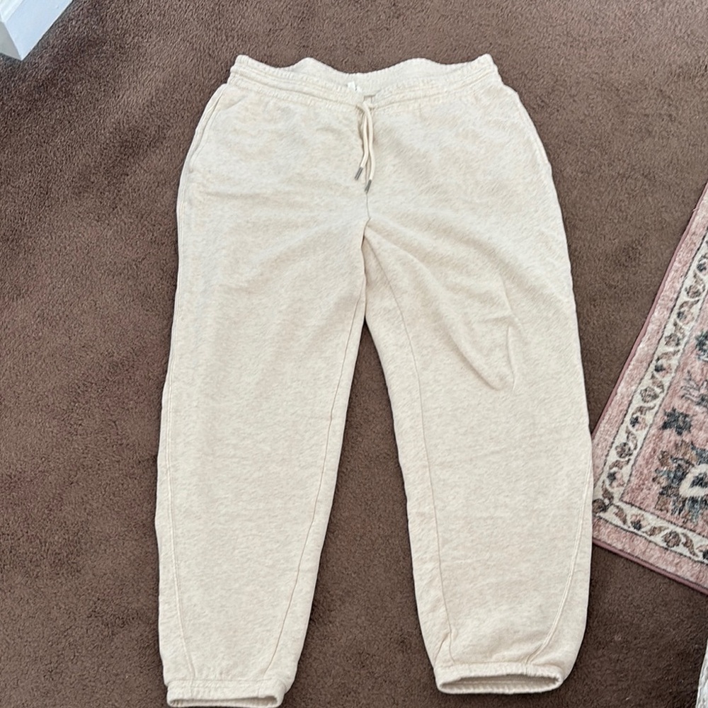 Aerie oatmeal color joggers